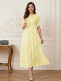 Jessalyn Rue Daffodil front view mother of the bride dress