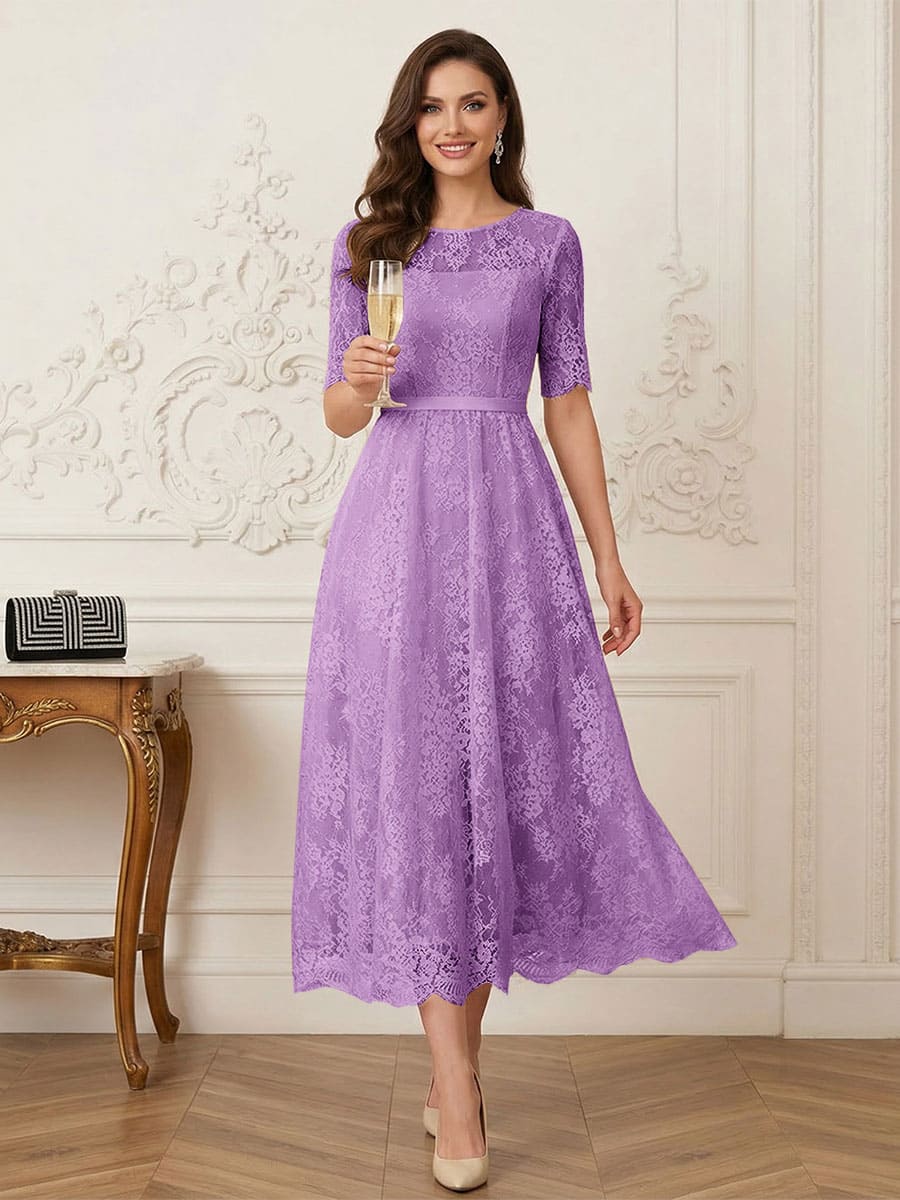 Jessalyn Rue Wisteria front view mother of the bride dress