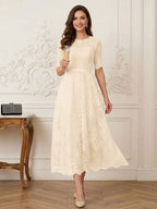 Jessalyn Rue Champagne bodice detail mother of the bride dress