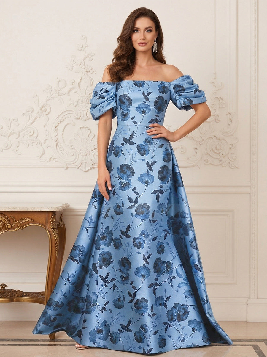 Pippa Mae Navy Blue front view mother of the bride dress