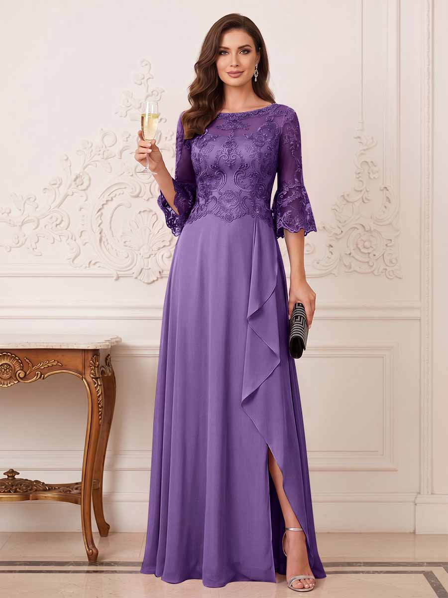 Maristella Faye Regency front view mother of the bride dress