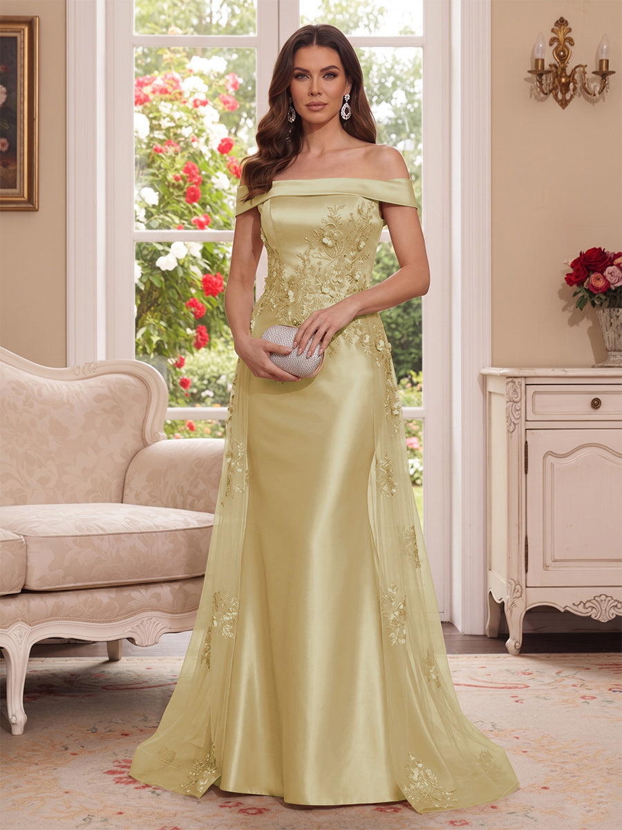 Theodora Wren Champagne bodice detail mother of the bride dress