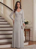 Aveline beige alternate view mother of the bride dress