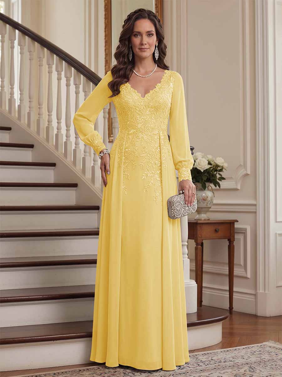Valencia Belle Gold back view mother of the bride dress
