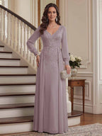 Valencia Belle Wisteria back view mother of the bride dress