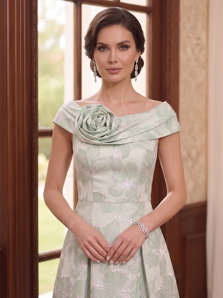 Elowen Sage Green side view wedding guest dress