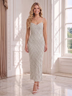 Helena White front view wedding guest dress