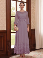 Adelise Fawn Wisteria front view mother of the bride dress