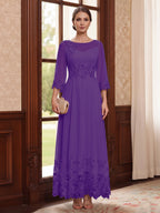 Adelise Fawn Regency front view mother of the bride dress