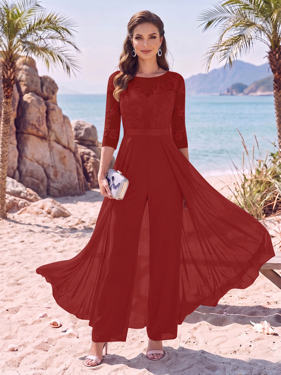 Evangeline Pearl Burgundy bodice detail mother of the bride dress