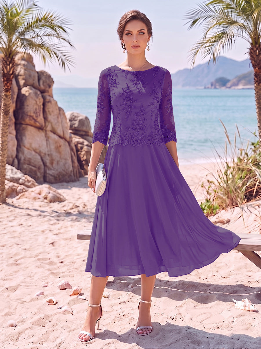 Noeline Iris Regency front view mother of the bride dress