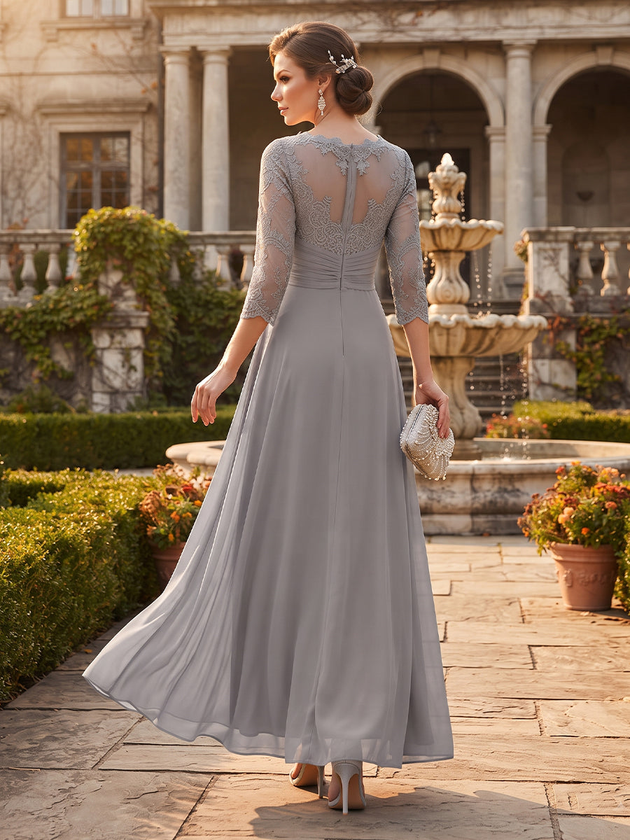 Amelie beige back view mother of the bride outfit
