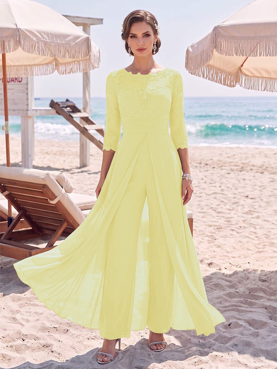 Amelie daffodil front view mother of the bride outfit