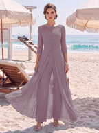 Amelie wisteria front view mother of the bride outfit