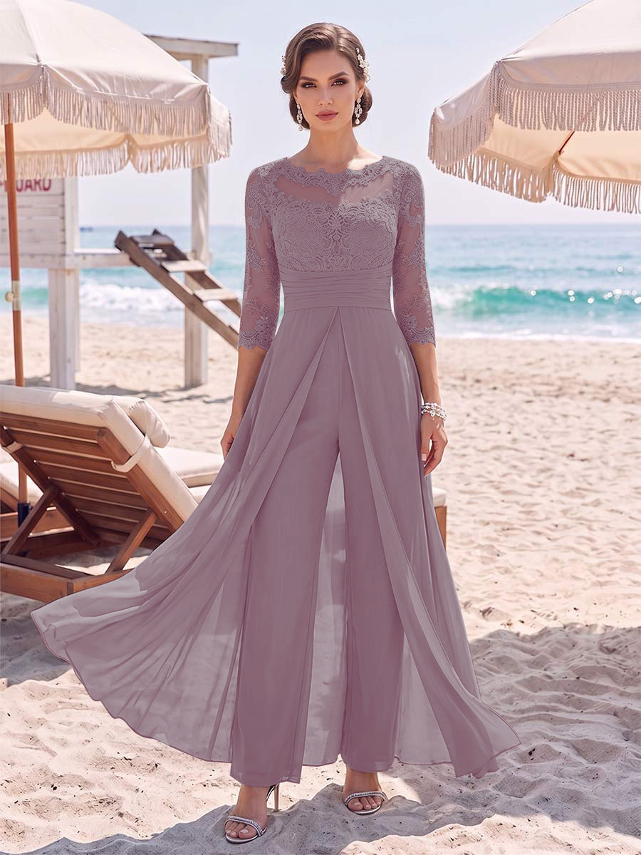 Amelie wisteria front view mother of the bride outfit