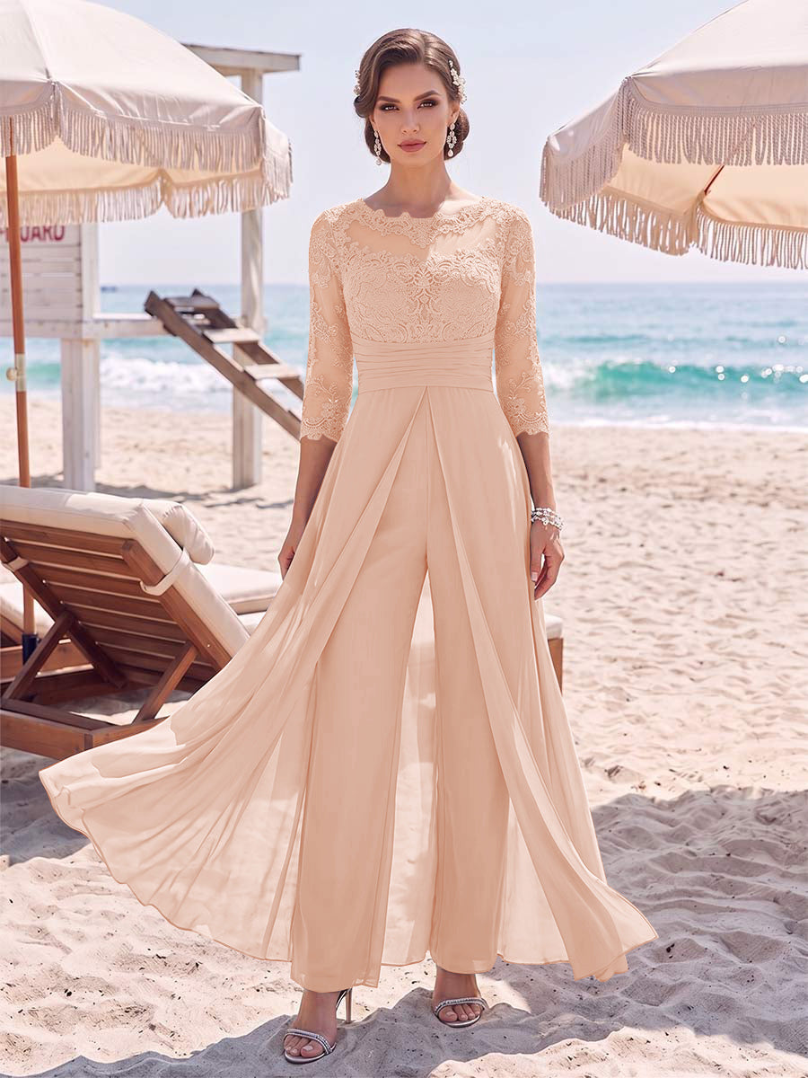 Amelie dusty rose alternate front view 2 mother of the bride outfit