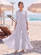 Amelie lilac front view mother of the bride outfit