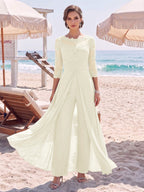 Amelie ivory alternate front view 2 mother of the bride outfit