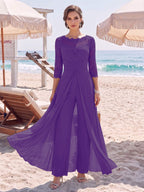 Amelie regency front view mother of the bride outfit