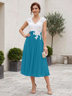 Romilly Grace Turquoise back view mother of the bride dress