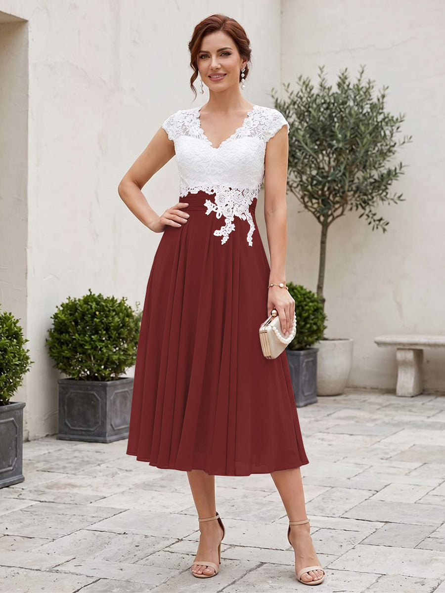 Romilly Grace Burgundy bodice detail mother of the bride dress
