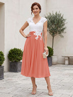 Romilly Grace Coral back view mother of the bride dress