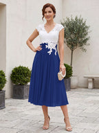 Romilly Grace Royal Blue back view mother of the bride dress