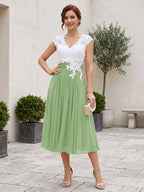 Romilly Grace Sage Green back view mother of the bride dress