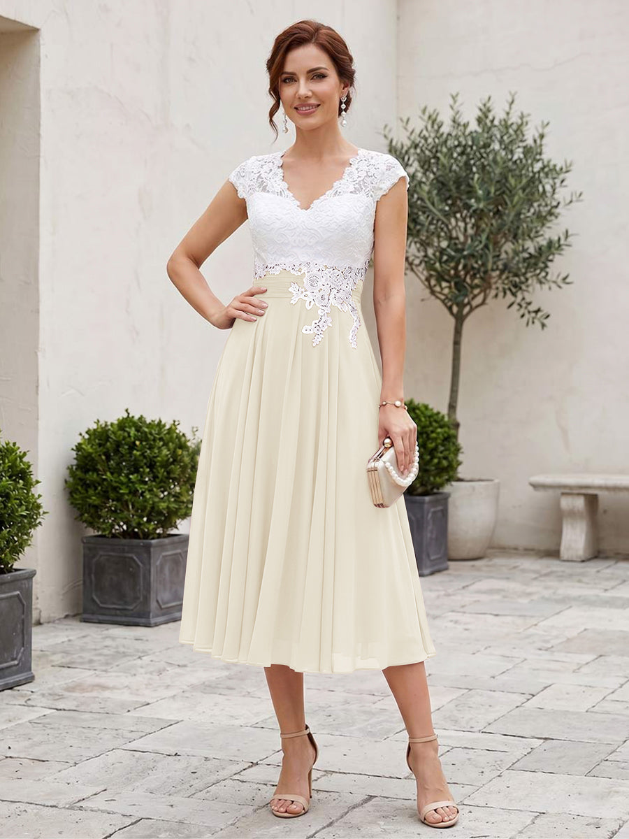 Romilly Grace Ivory back view mother of the bride dress