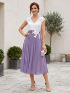 Romilly Grace Lilac back view mother of the bride dress