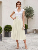 Romilly Grace Ivory front view mother of the bride dress