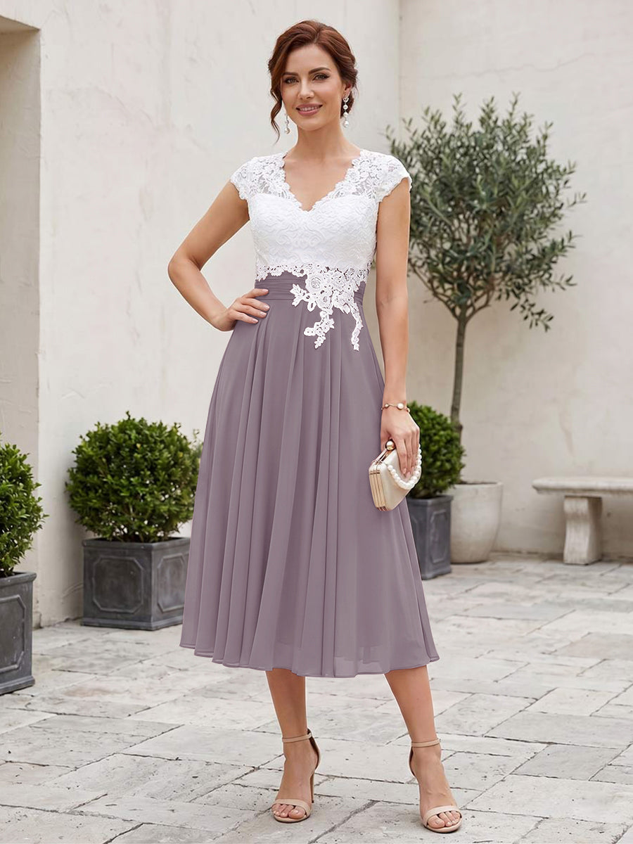 Romilly Grace Wisteria back view mother of the bride dress
