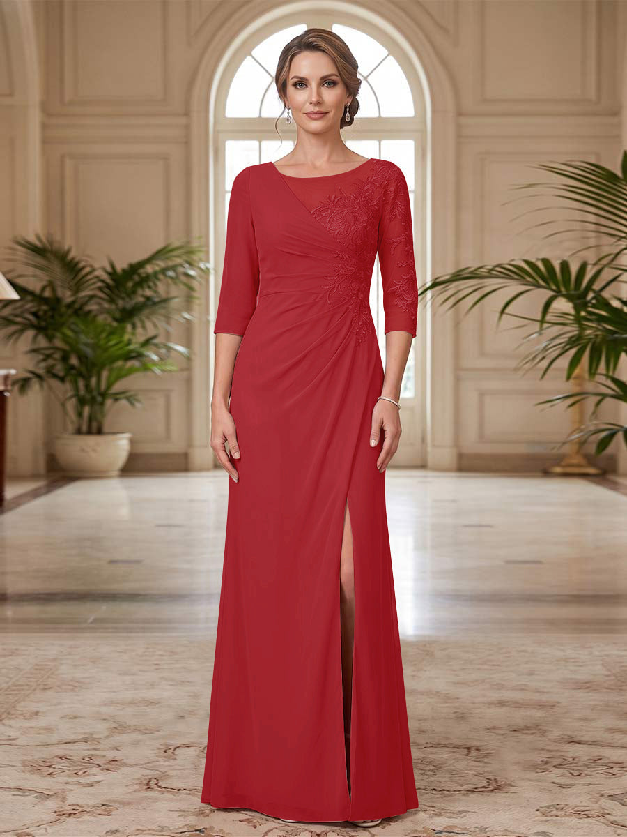 Selene Wren Dusty Rose bodice detail mother of the bride dress