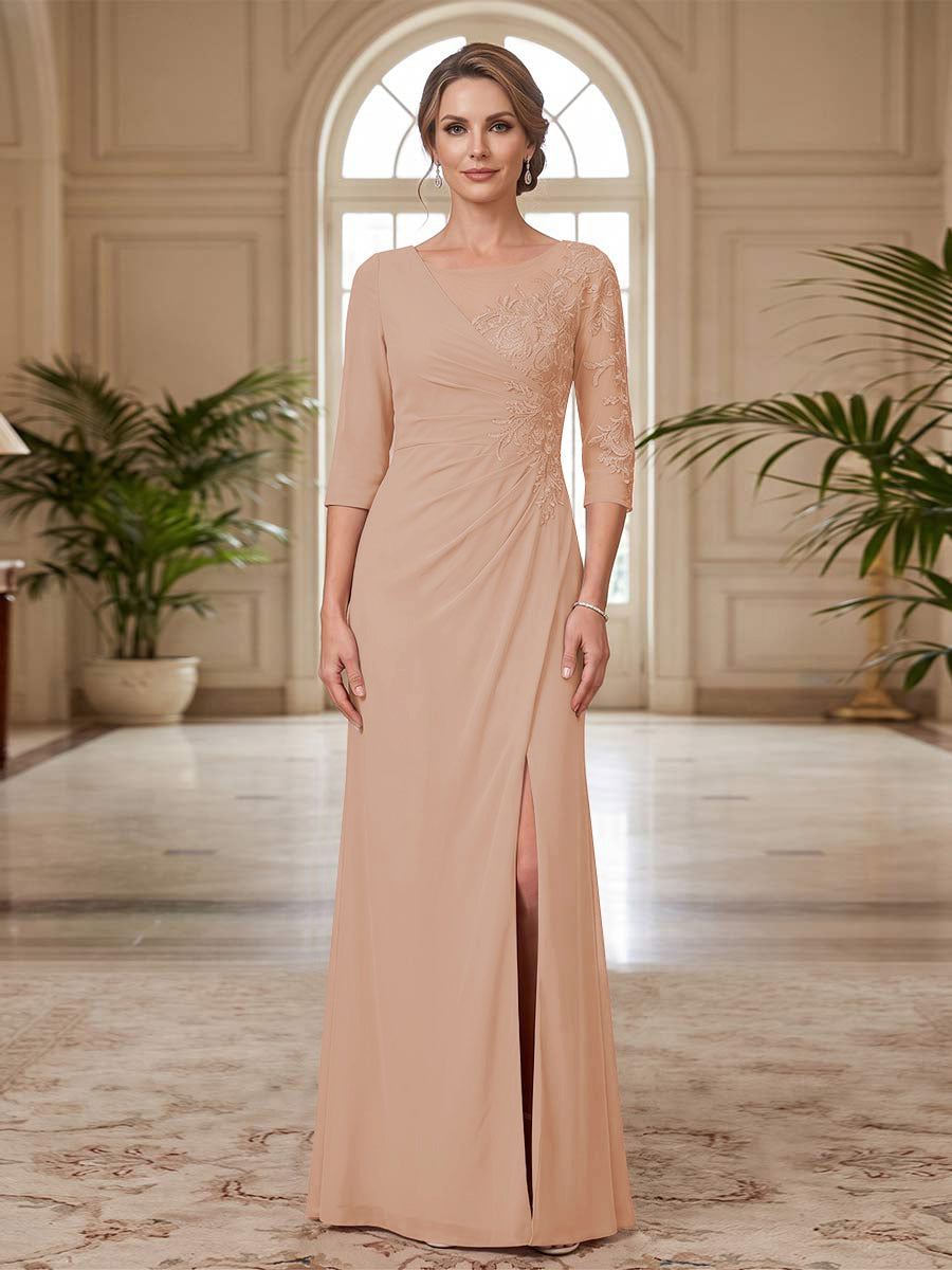 Selene Wren Dusty Rose fabric detail mother of the bride dress