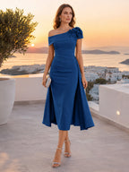 Ursula June Royal Blue front view mother of the bride dress