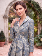 Isadora Bloom Sky Blue side view mother of the bride dress