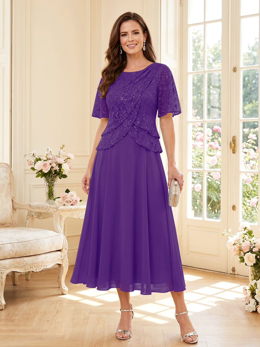Tabitha Bloom Regency front view mother of the bride dress