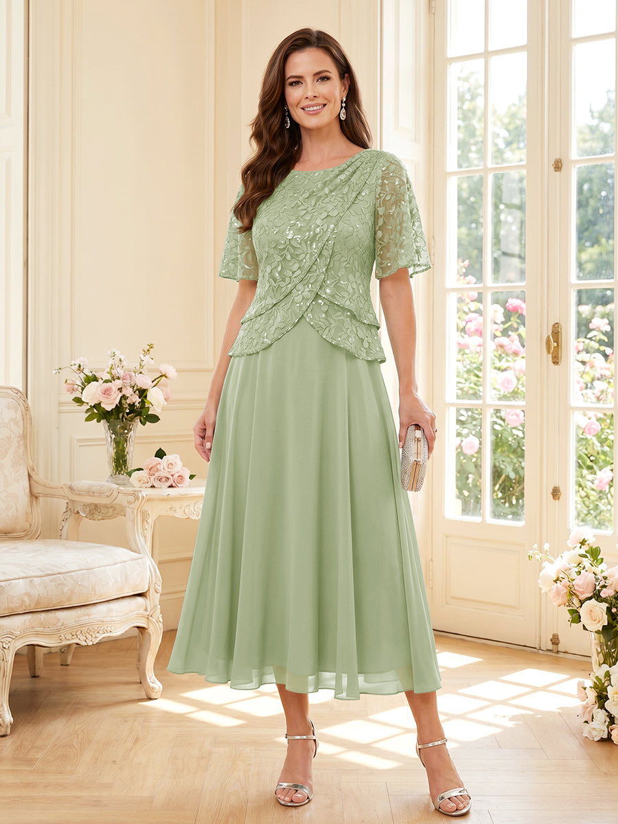 Maelys sage green alternate front view 3 mother of the bride dress