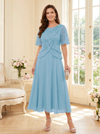 Maelys sky blue alternate front view 3 mother of the bride dress