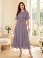 Tabitha Bloom Wisteria back view mother of the bride dress