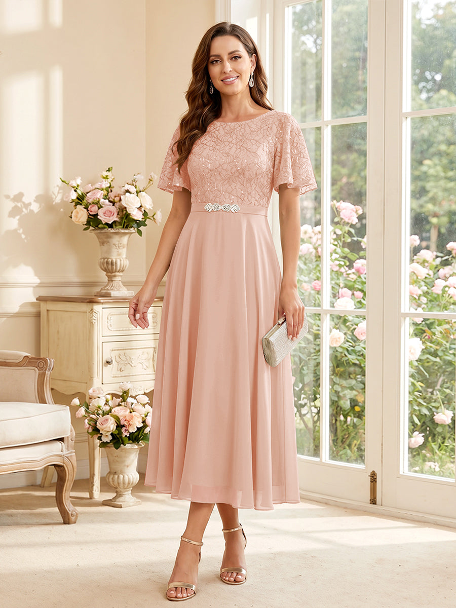 Elodie dusty rose alternate front view 2 mother of the bride dress