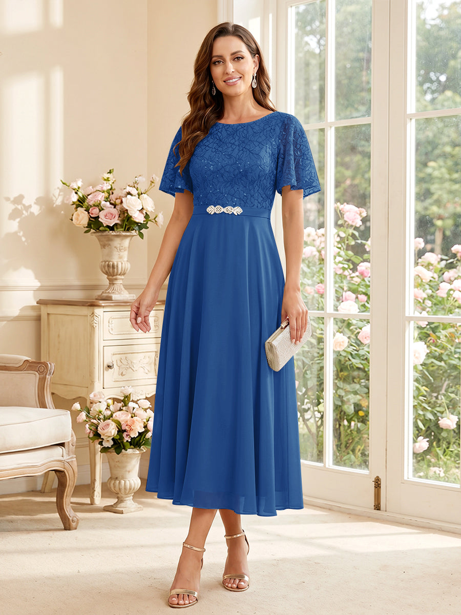 Elodie royal blue alternate front view 2 mother of the bride dress