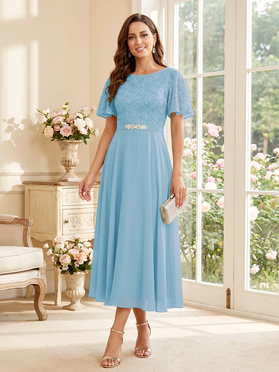 Elodie sky blue alternate front view 3 mother of the bride dress