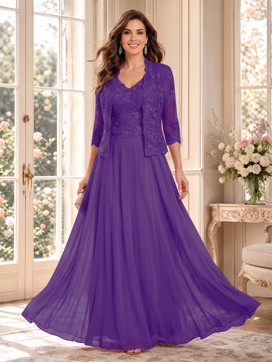 Imelda Grace Regency front view mother of the bride dress
