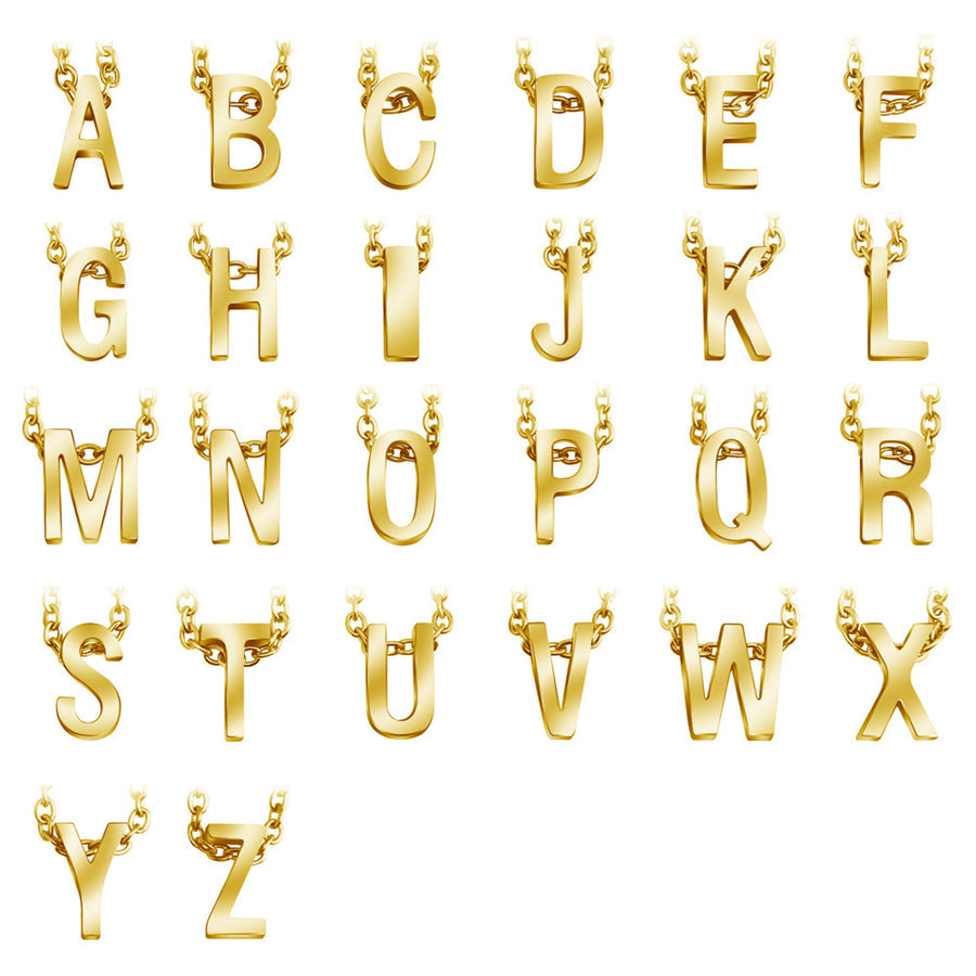 Initiale Pendant Gold alternate view necklaces