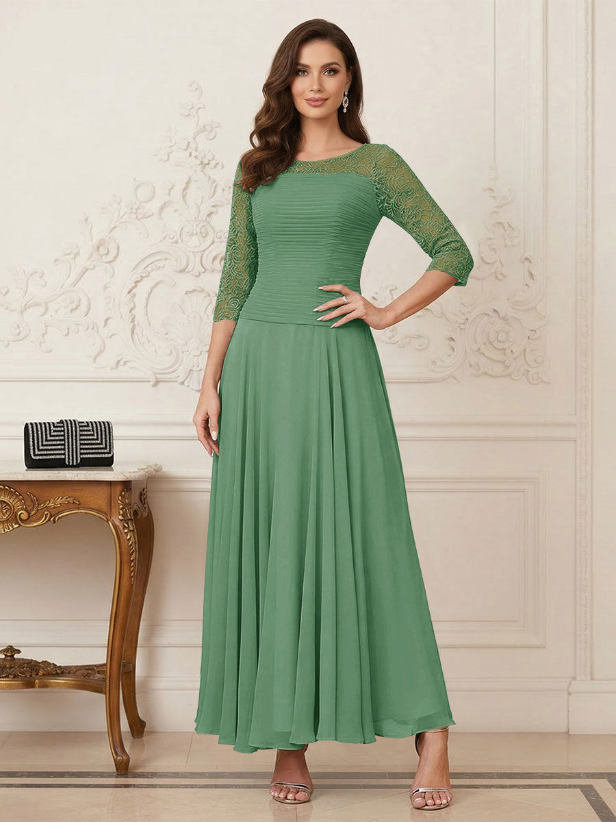 Briana Mae Eucalyptus front view mother of the bride dress