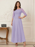 Briana Mae Lilac back view mother of the bride dress