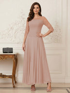 Briana Mae Orchid front view mother of the bride dress