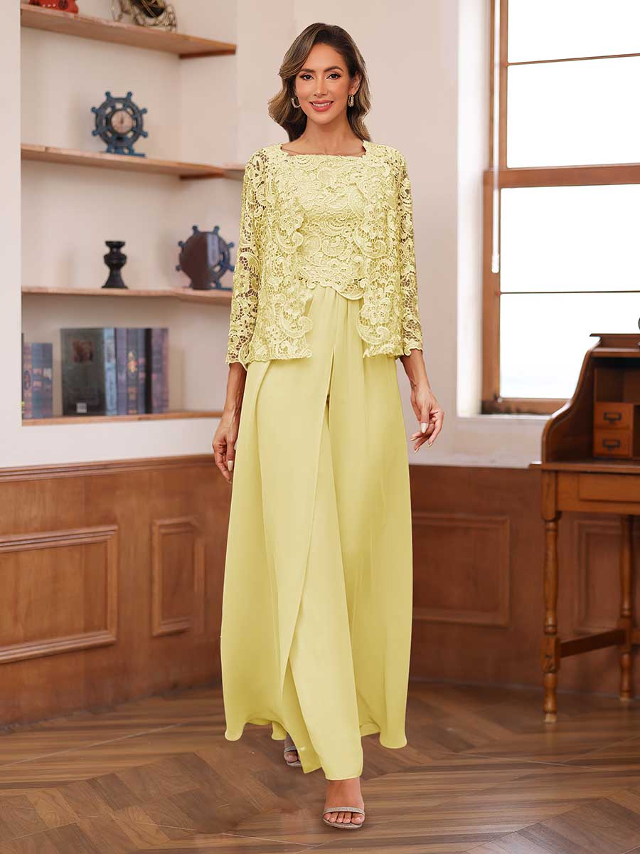 Severine daffodil front view mother of the bride outfit