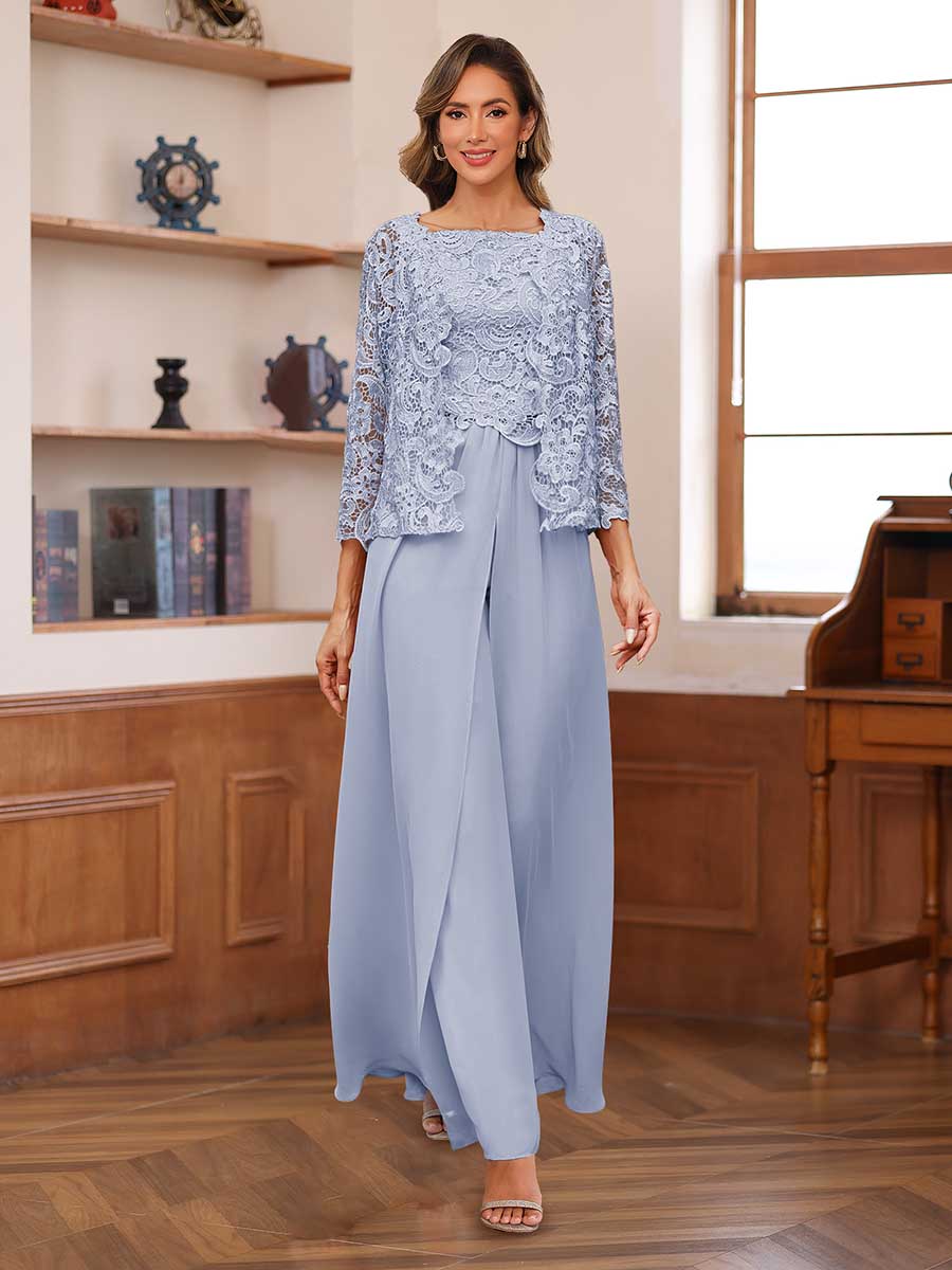 Severine lavender front view mother of the bride outfit